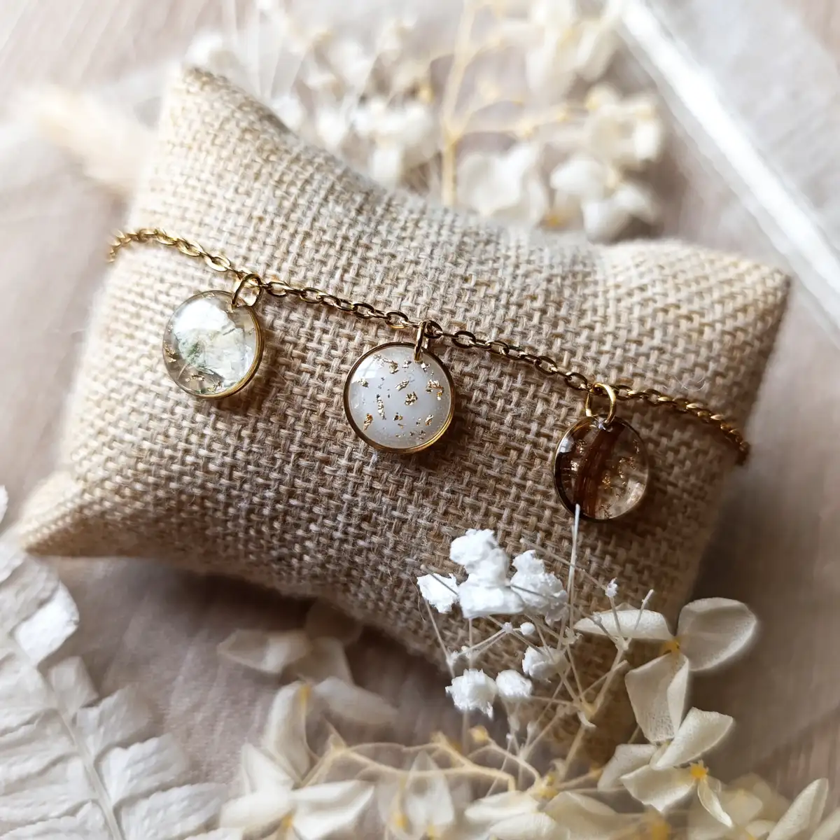 Bracelet souvenir multi breloques - Acier inoxydable