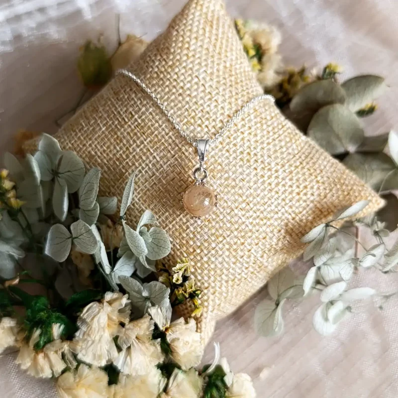 Collier souvenir Perle de Mémoire en argent 925