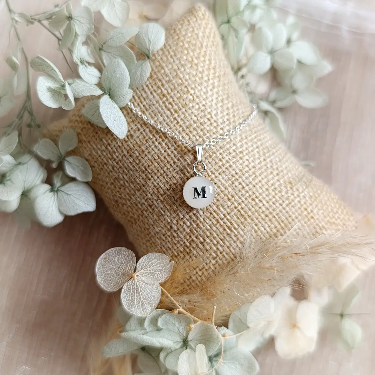 Collier minimaliste lait maternel - Argent 925 – Image 2