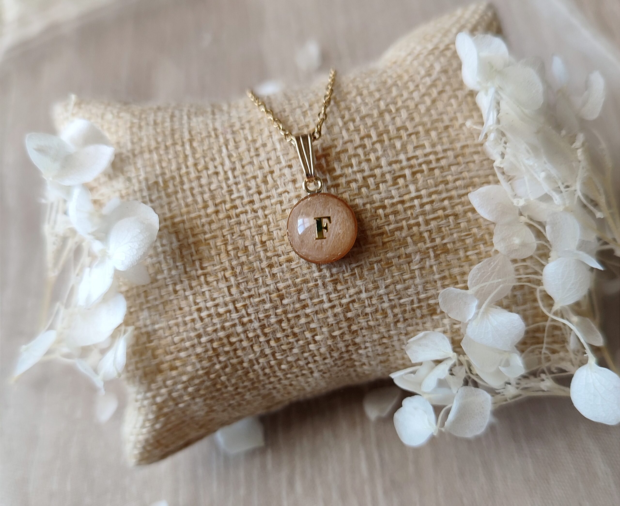 Collier souvenir pendentif 8/10/12/15 mm – Gold filled